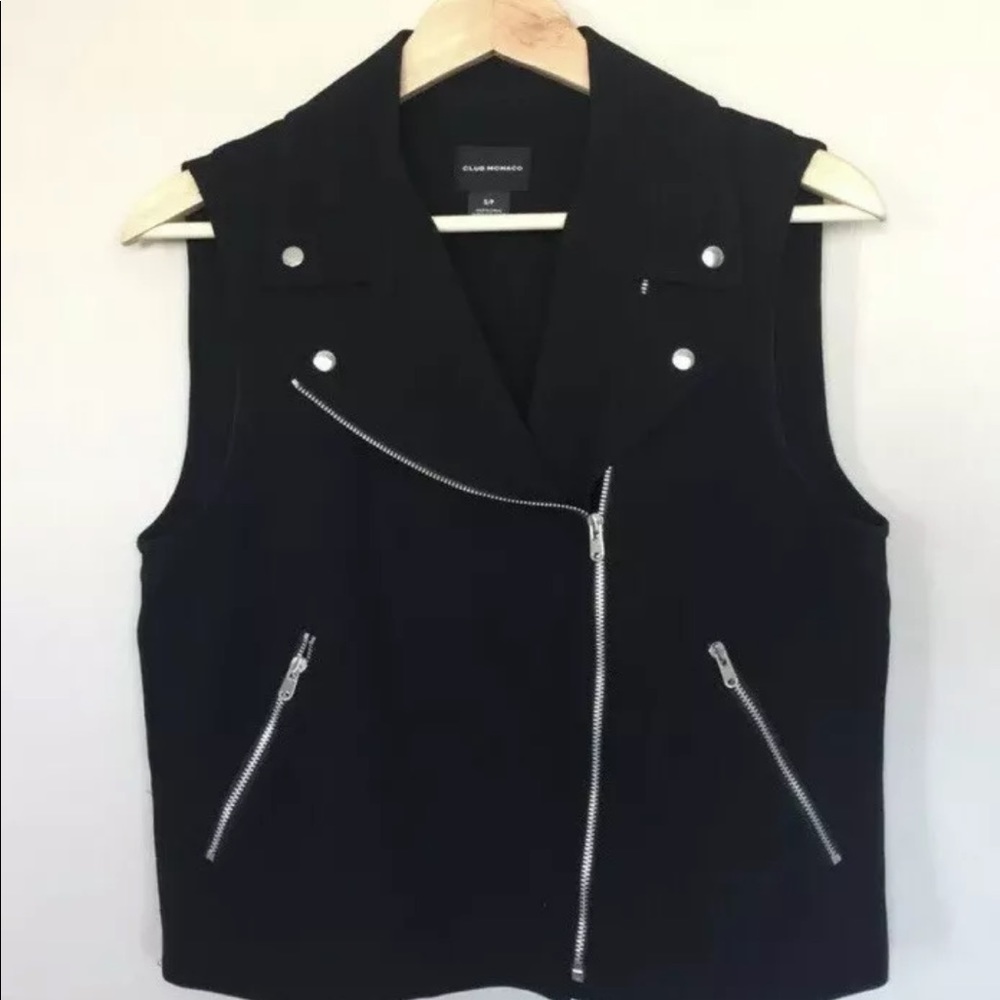 Club Monaco black vest